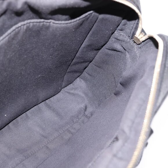 GUCCI Diamante Hand Bag Leather 2way Black Gold 344357 Auth 135065 - Picture 11 of 16